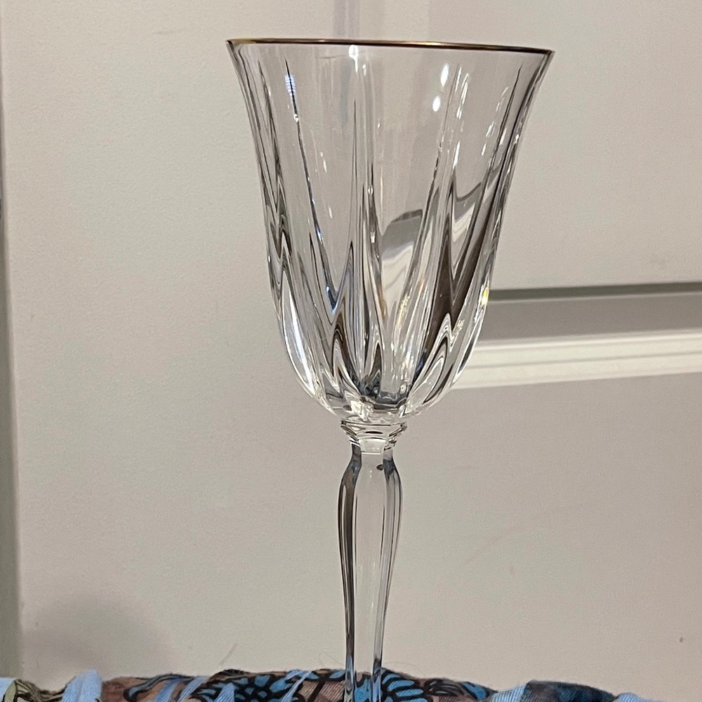 Noritake Vendome Crystal tea glasses, pair